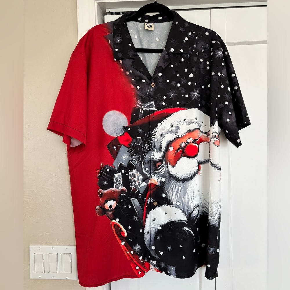 Men’s Holiday Santa Shirt